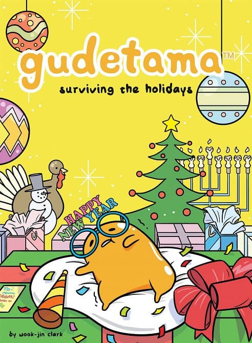 Cover Art for GUDETAMA SURVIVING THE HOLIDAYS HC