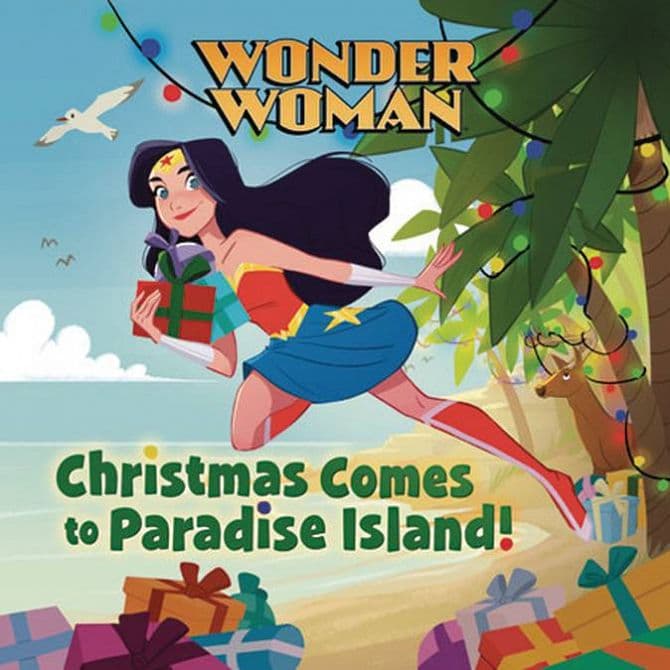 Cover Art for WONDER WOMAN CHRISTMAS COMES TO PARADISE ISLAND HC