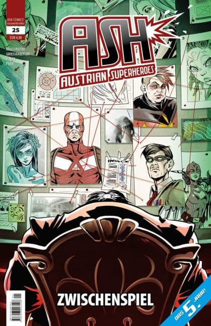 Cover Art for ASH-AUSTRIAN SUPERHEROES