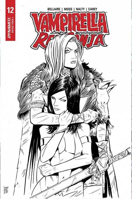 Cover Art for VAMPIRELLA RED SONJA