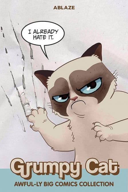 Cover Art for GRUMPY CAT AWFUL-LY BIG COMICS COLL GN