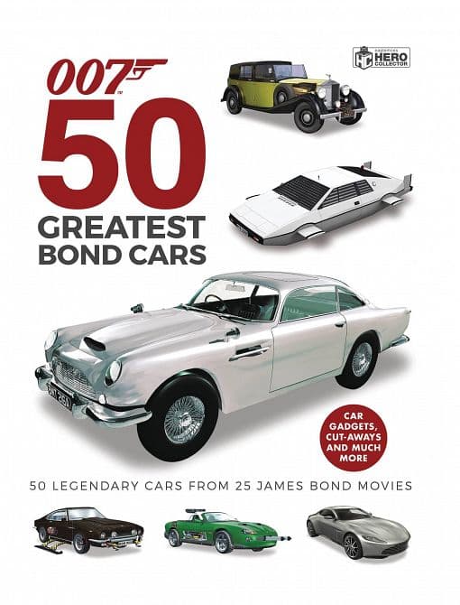 Cover Art for JAMES BOND 50 GREATEST BOND CARS HC