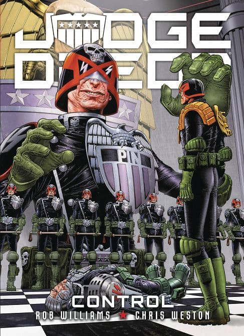 Cover Art for JUDGE DREDD CONTROL TP