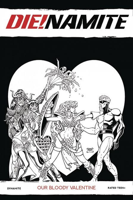 Cover Art for DIE! NAMITE BLOODY VALENTINE ONE SHOT