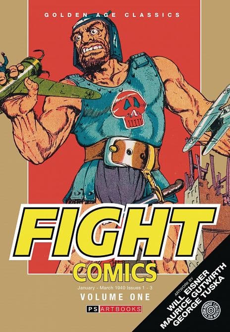 Cover Art for GOLDEN AGE CLASSICS FIGHT COMICS HC VOL 01