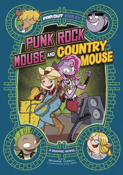 Cover Art for PUNK ROCK MOUSE & COUNTRY MOUSE GN