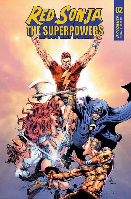 Cover Art for RED SONJA THE SUPERPOWERS