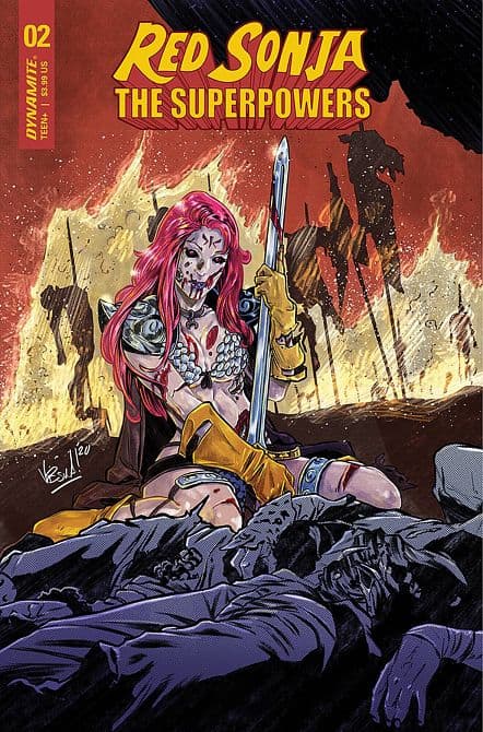 Cover Art for RED SONJA THE SUPERPOWERS