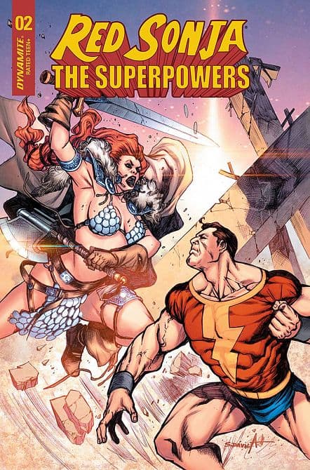 Cover Art for RED SONJA THE SUPERPOWERS