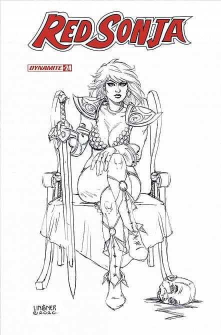 Cover Art for RED SONJA