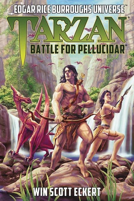 Cover Art for ERB UNIVERSE NOVEL HC VOL 02 TARZAN BATTLE FOR PELLUCIDAR