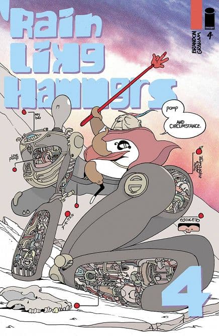 Cover Art for RAIN LIKE HAMMERS