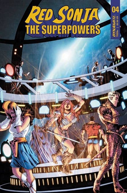 Cover Art for RED SONJA THE SUPERPOWERS