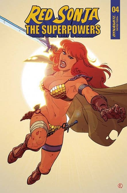 Cover Art for RED SONJA THE SUPERPOWERS