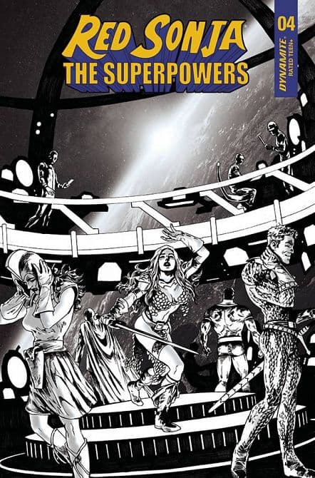 Cover Art for RED SONJA THE SUPERPOWERS