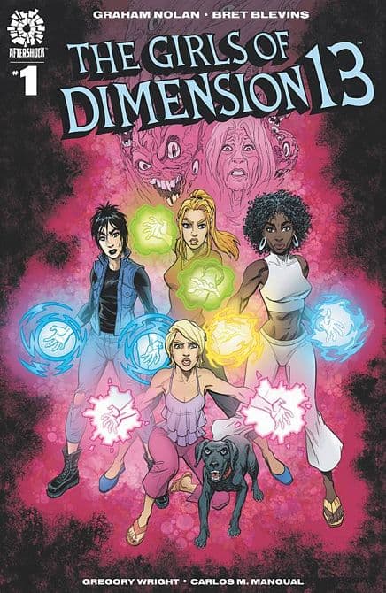Cover Art for GIRLS OF DIMENSION 13