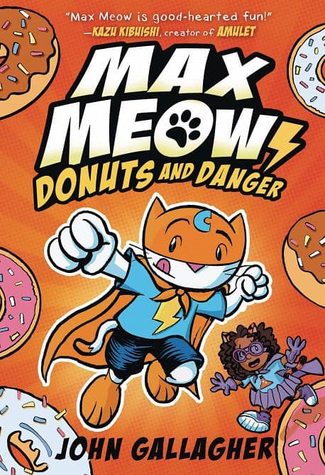 Cover Art for MAX MEOW CAT CRUSADER GN VOL 02 DONUTS AND DANGER