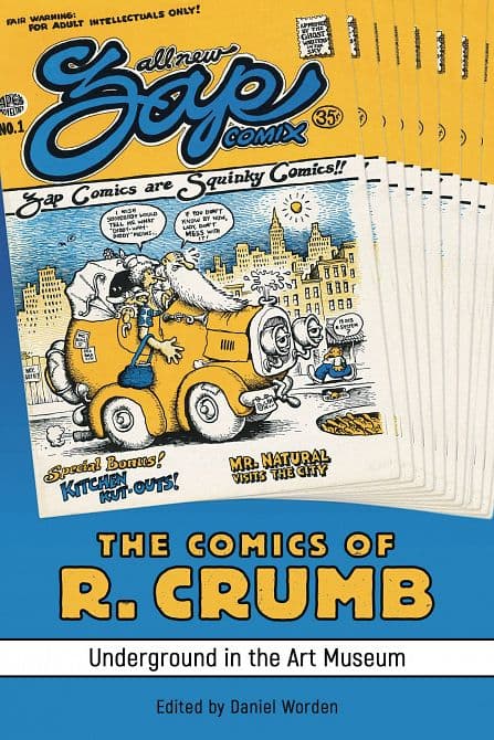 Cover Art for COMICS OF R CRUMB UNDERGROUND IN ART MUSEUM SC