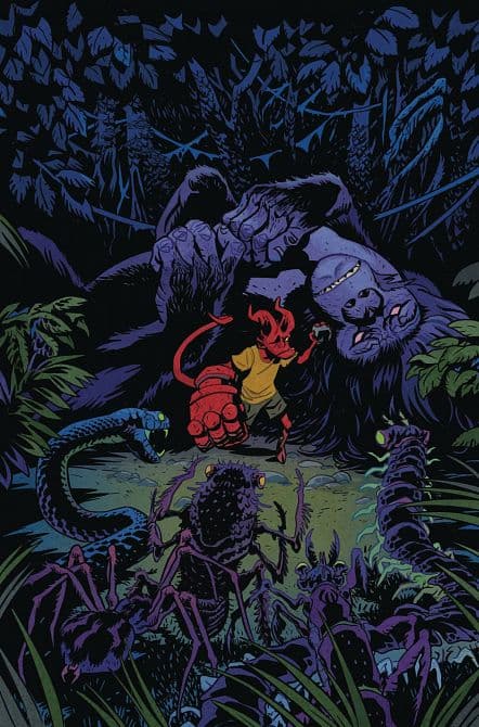 Cover Art for YOUNG HELLBOY THE HIDDEN LAND