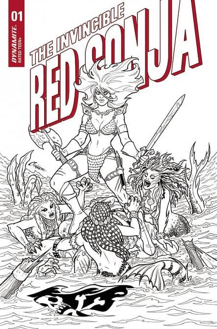 Cover Art for INVINCIBLE RED SONJA