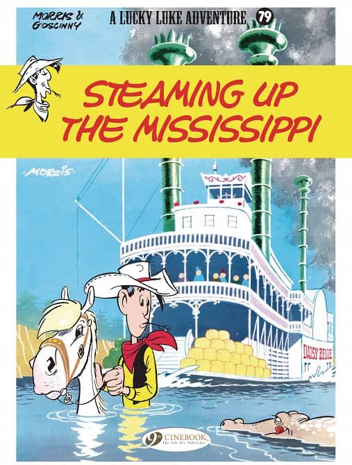 Cover Art for LUCKY LUKE TP VOL 79 STEAMING UP THE MISSISSIPPI