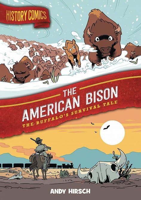 Cover Art for HISTORY COMICS GN AMERICAN BISON