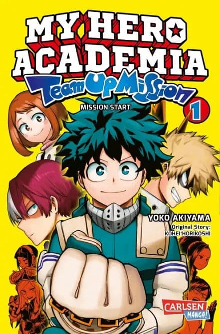 Cover Art for MY HERO ACADEMIA-TEAM UP MISSION