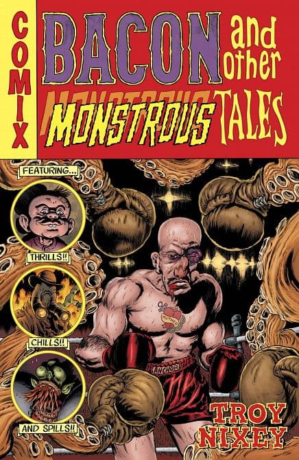 Cover Art for BACON & OTHER MONSTROUS TALES HC