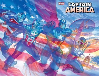 Cover Art for UNITED STATES CAPTAIN AMERICA