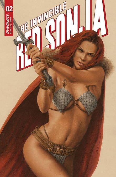 Cover Art for INVINCIBLE RED SONJA