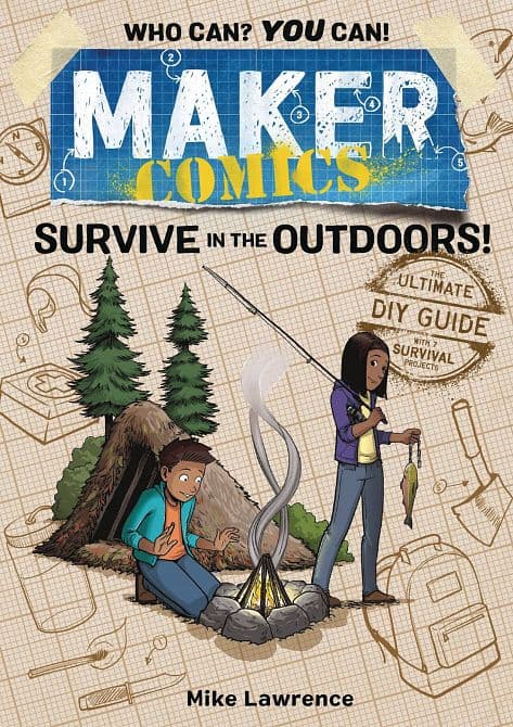 Cover Art for MAKER COMICS HC GN SURVIVE IN OUTDOORS