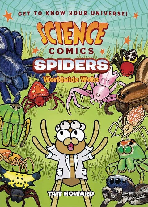 Cover Art for SCIENCE COMICS SPIDERS HC GN