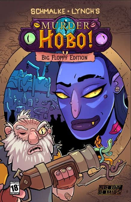 Cover Art for MURDER HOBO BIG FLOPPY EDITION