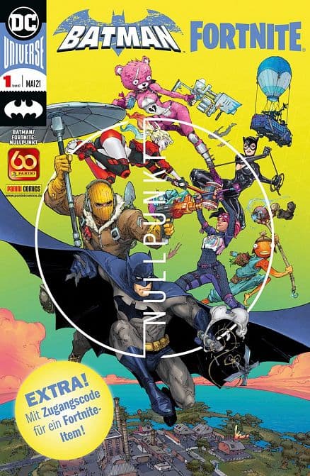 Cover Art for BATMAN/FORTNITE
