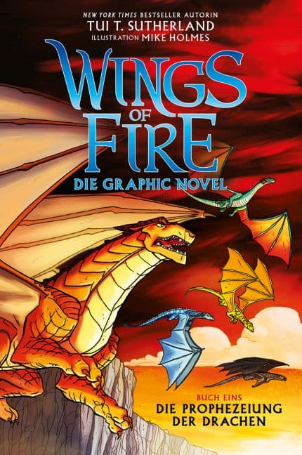 Cover Art for WINGS OF FIRE GRAPHIC NOVEL
