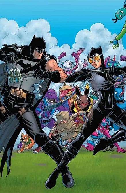 Cover Art for BATMAN/FORTNITE