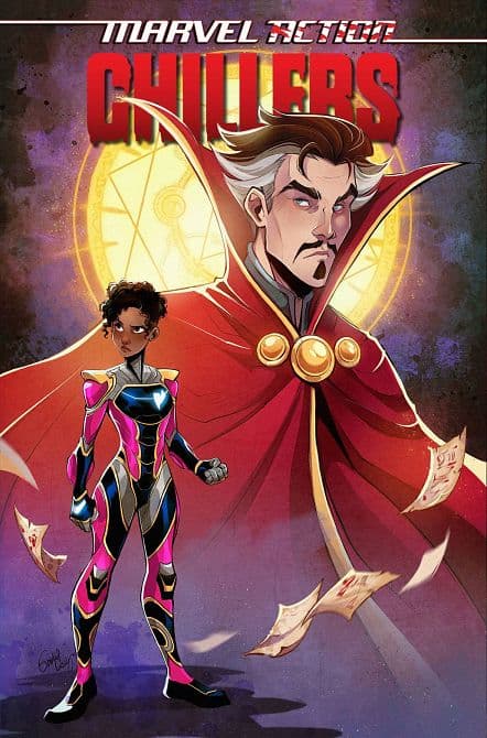 Cover Art for MARVEL ACTION CHILLERS TP