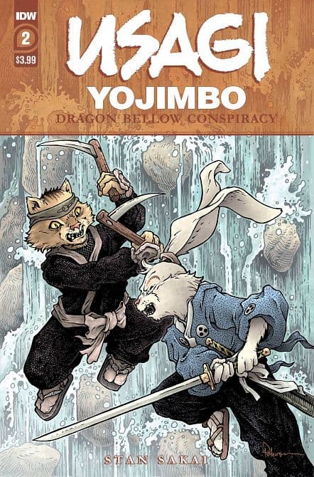 Cover Art for USAGI YOJIMBO DRAGON BELLOW CONSPIRACY