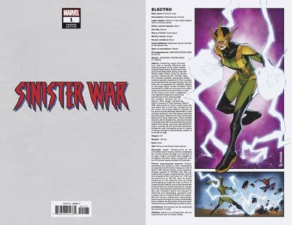 Cover Art for SINISTER WAR