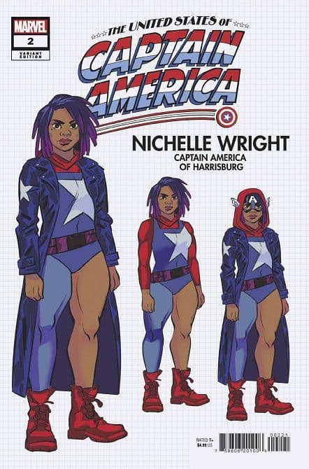 Cover Art for UNITED STATES CAPTAIN AMERICA
