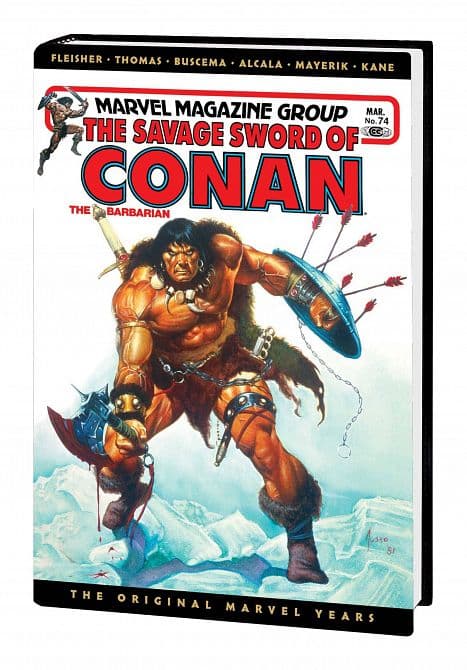 Cover Art for SAVAGE SWORD CONAN ORIG MARVEL YRS OMNIBUS HC VOL 06 DM VARIANT
