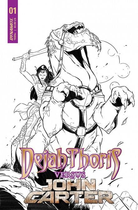 Cover Art for DEJAH THORIS VS JOHN CARTER OF MARS