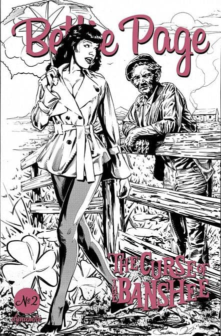 Cover Art for BETTIE PAGE & CURSE OF THE BANSHEE
