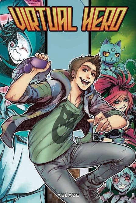Cover Art for VIRTUAL HERO GN