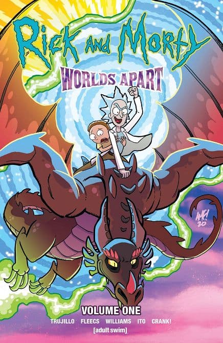 Cover Art for RICK & MORTY WORLDS APART TP