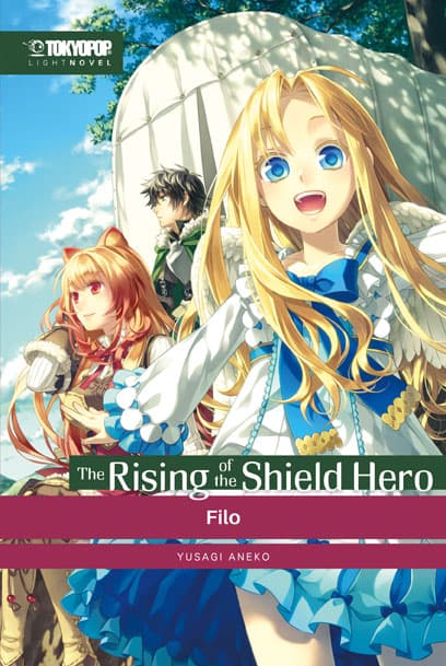 Cover Art for THE RISING OF THE SHIELD HERO LIGHT NOVEL