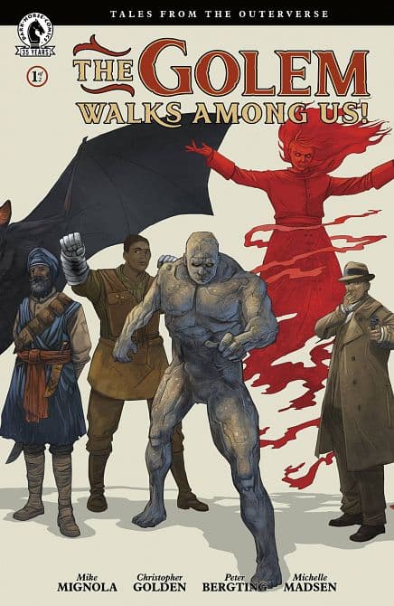 Cover Art for GOLEM WALKS AMONG US