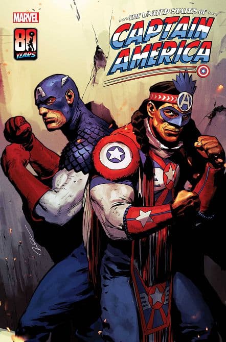 Cover Art for UNITED STATES CAPTAIN AMERICA