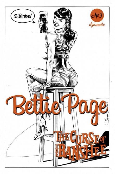 Cover Art for BETTIE PAGE & CURSE OF THE BANSHEE