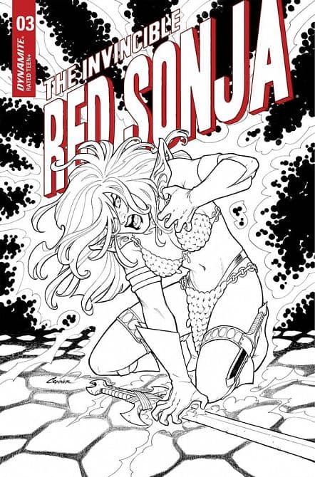 Cover Art for INVINCIBLE RED SONJA